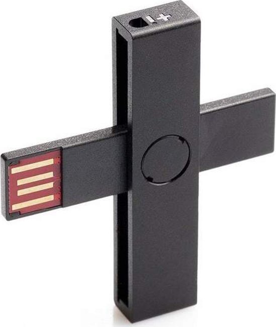 Czytnik +ID Smart Card Reader black BLISTER