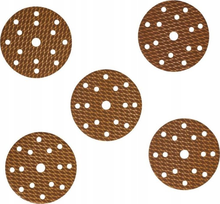 Dedra Tarczki ścierne Anti-clogg 180mm, #180, rzep, zestaw 5szt