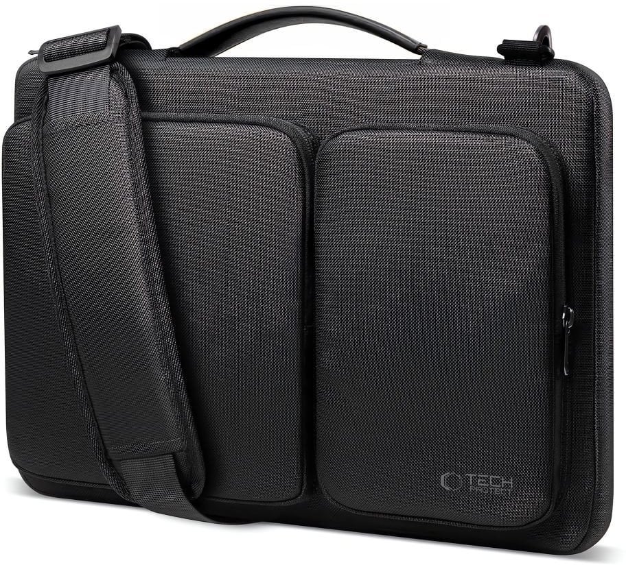 Torba na laptopa 15-16 na ramię, Tech-Protect Defender Bag, czarna