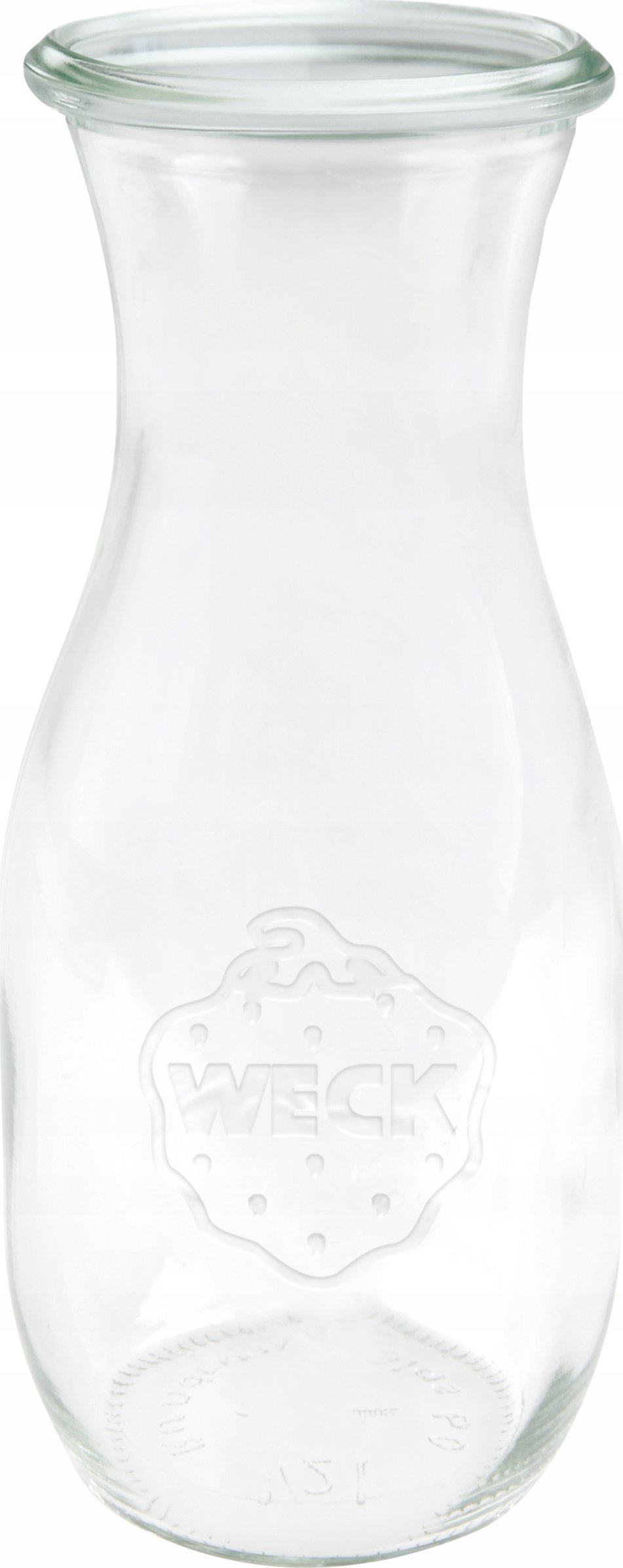 Wamar-Sosenka Zestaw Karafek WECK Pojemność 1062 ml średnica 60mm 6 sztuk + Szklane wieka