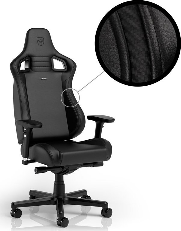 Fotel Noblechairs EPIC Compact - czarny/węglowy (GAGC-242)