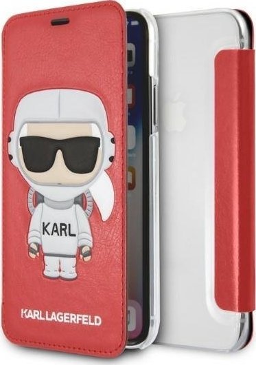 Karl Lagerfeld Etui KLFLBKPXKSCORE Apple iPhone XS/X bookcase czerwony/red Karl Space Cosmonaut
