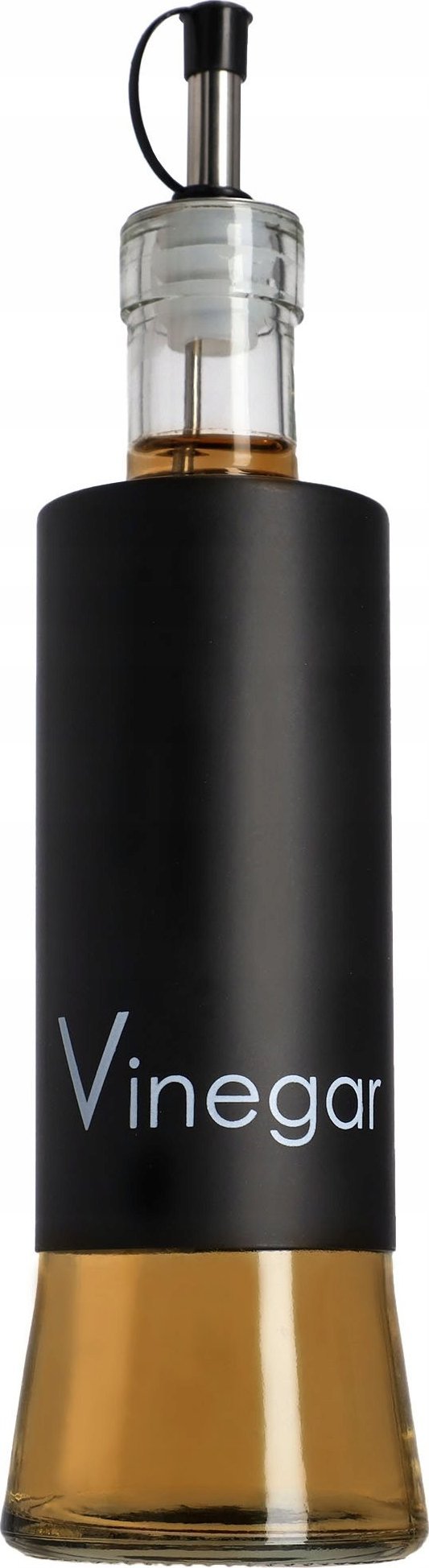 Kadax Dozownik Szklany Butelka Na Oliwę Ocet 320ml Czerń
