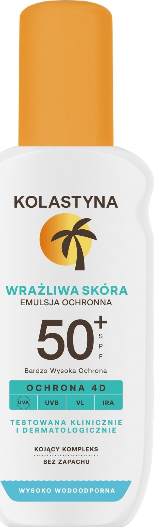 KOLASTYNA OPALANIE KOLASTYNA Emulsja do opalania w sprayu - do skóry wrażliwej SPF50+ 150ml