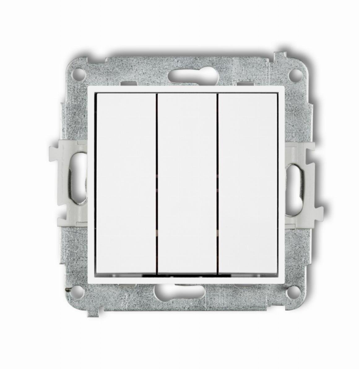 MINI Mechanizm łącznika potrójnego biały mat 25MWP-7