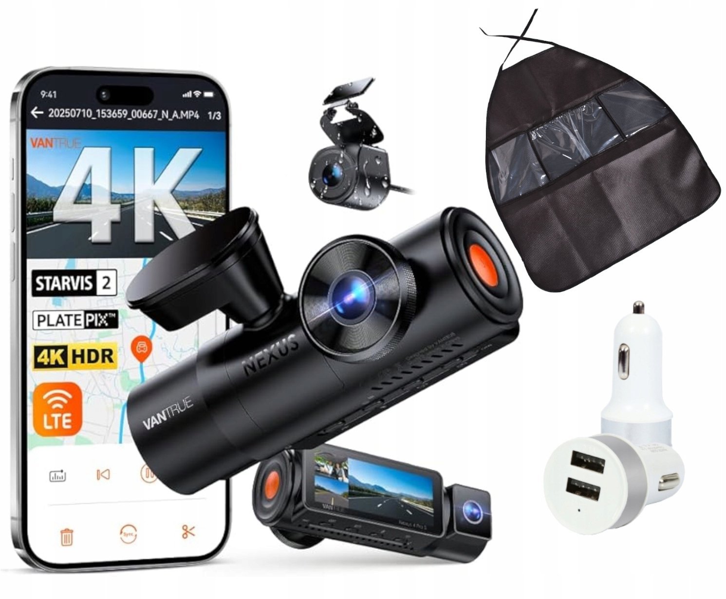 Wideorejestrator Vantrue Wideorejestrator N4 PRO S