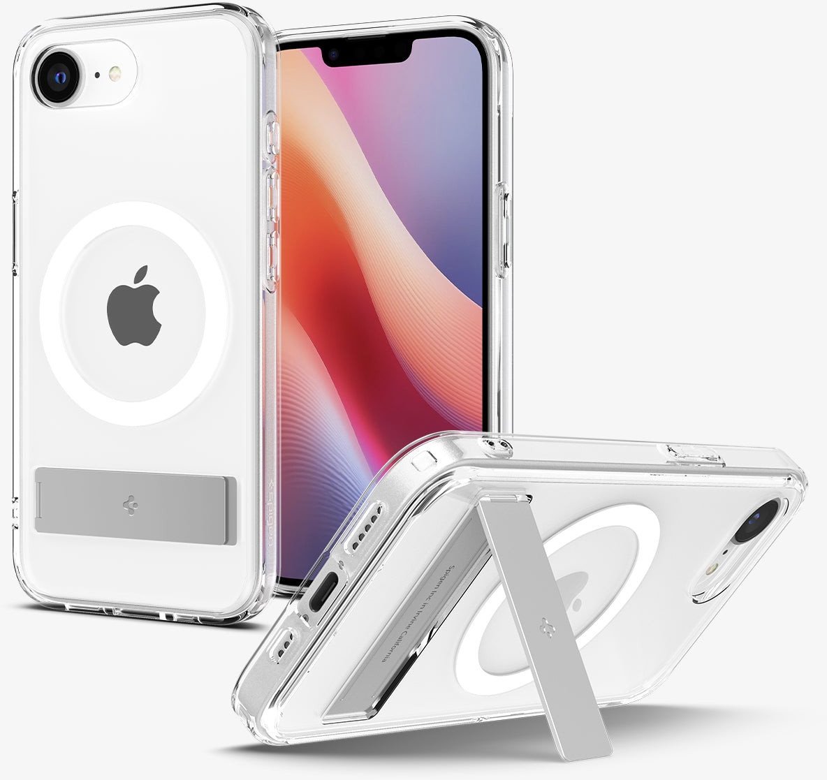 Spigen Ultra Hybrid S MagSafe, clear white - iPhone 16e