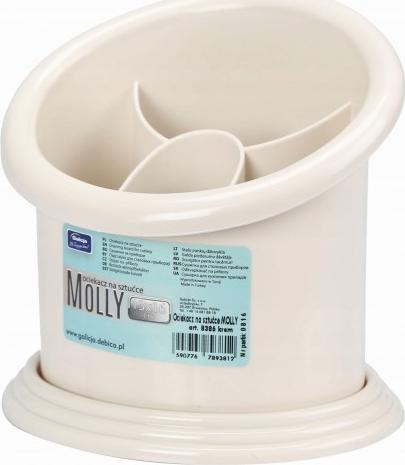 Galicja Ociekacz na sztućce z podstawką kremowy Molly
