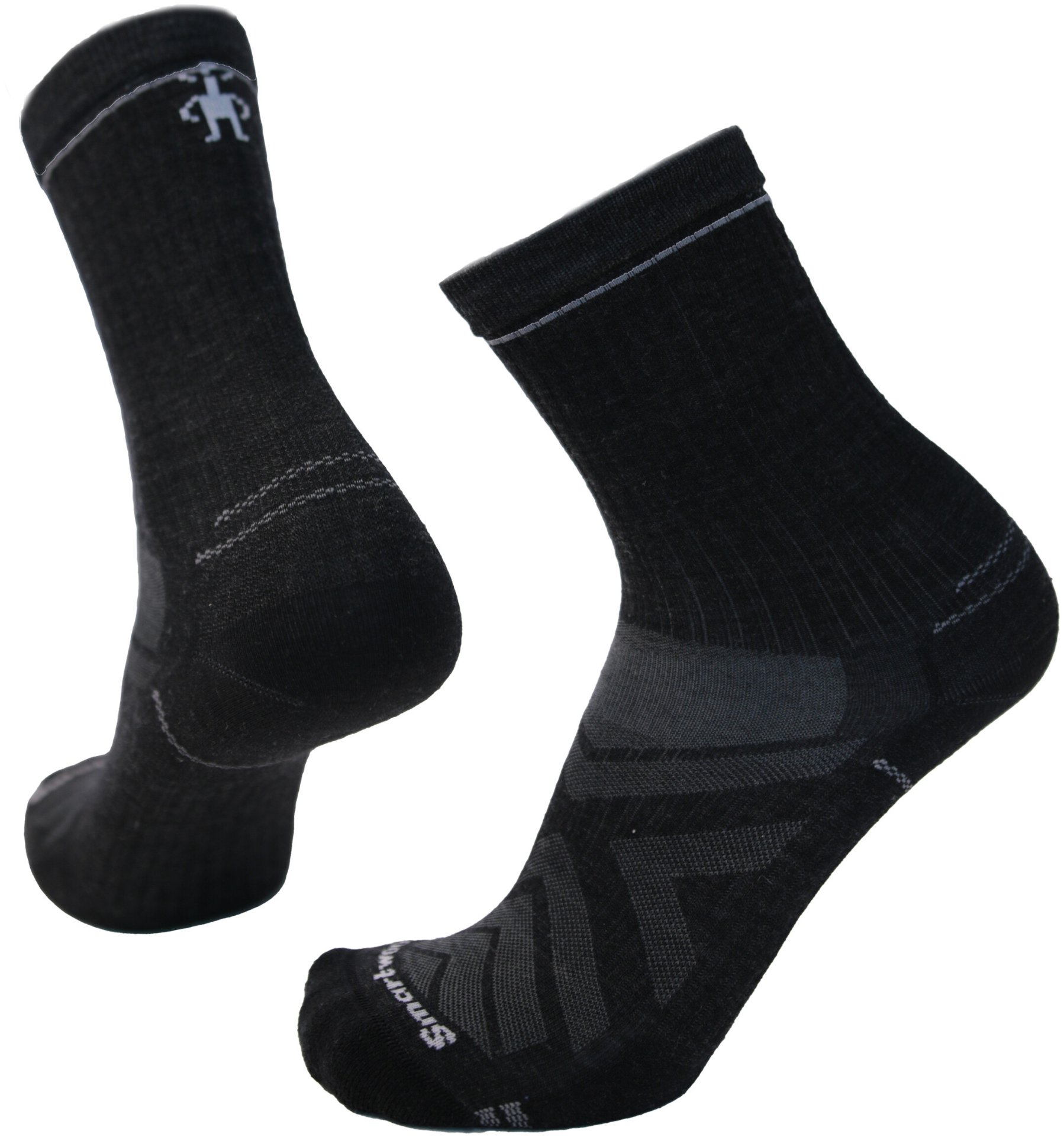 U'S Hike Zero Cushion Crew Socks, 003 | charcoal, XL