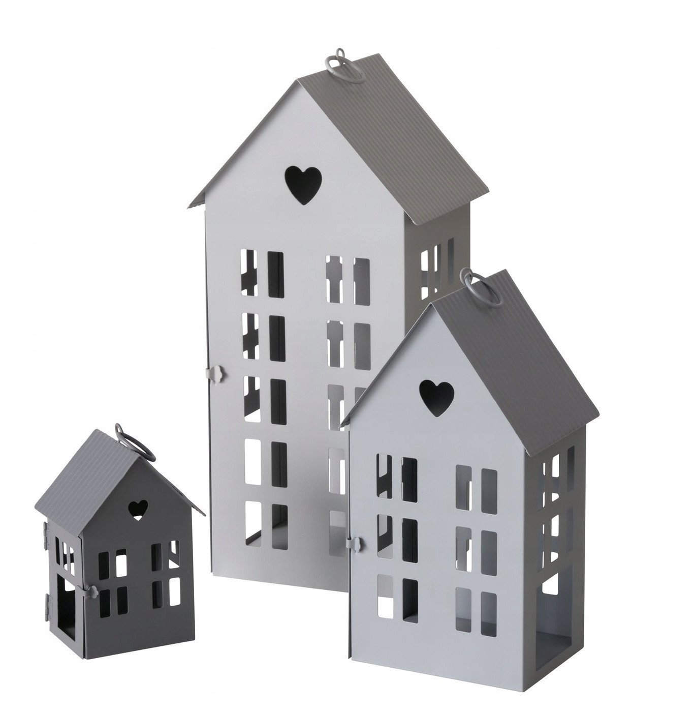 Latarnia dekoracyjna domek ALAMO, 13 - 35 cm