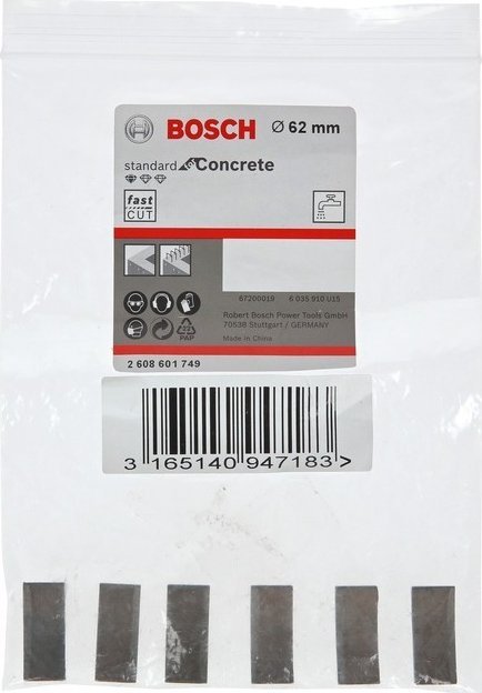 Bosch Bosch segments for ř62x450mm, 1 1/4 " - 2608601749