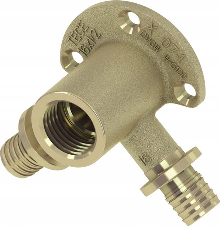 Tece Kolano ścienne podwójne GW 16x1/2" - 708501