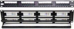 Sabaj Patch Panel 19 cali 24 Port cat 5e UTP (19-0011)