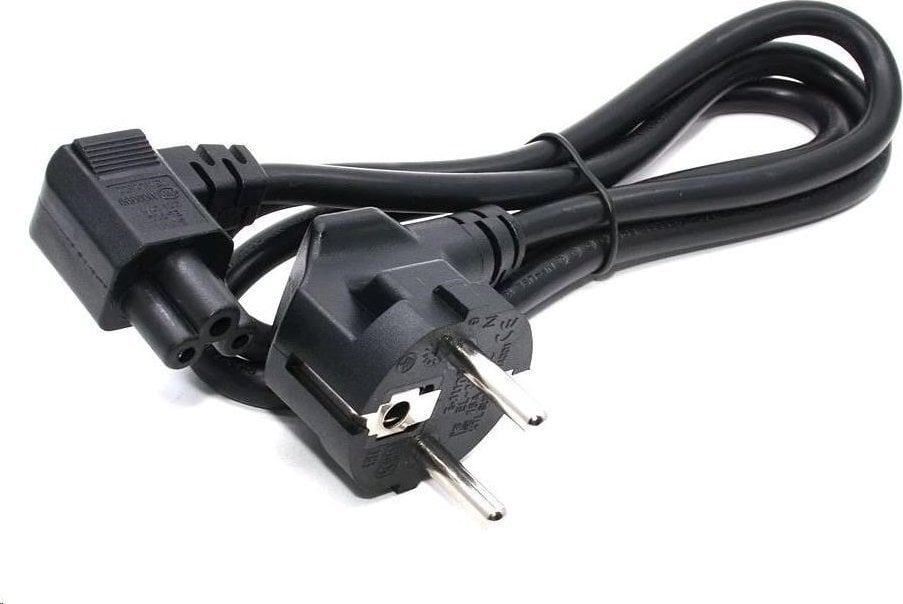 C-Tech C-TECH kabel síťový VDE 220/230V napájecí notebook 3 pin Schuko, lomený, 1,8m