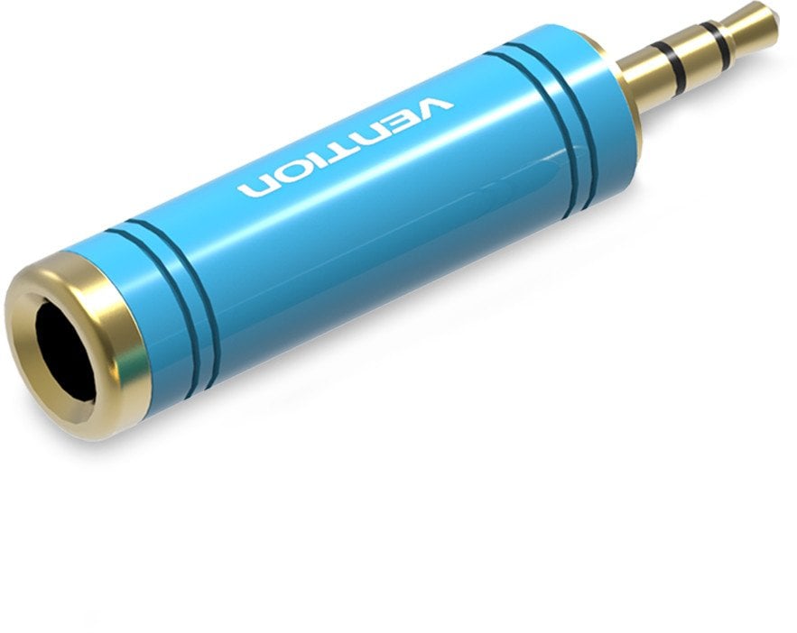 Vention VAB-S04-L przejściówka do kabli 3.5mm 6.5mm Niebieski