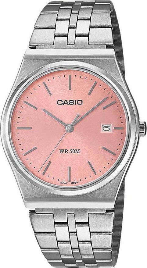 Zegarek Casio Zegarek męski Casio MTP-B145D-4AVEF srebrny