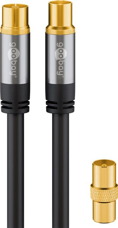 Kabel Goobay Antenowy 10m srebrny (70389)
