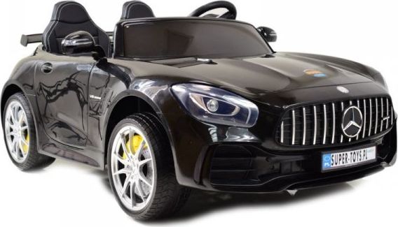 Import SUPER-TOYS MERCEDES DWUOSOBOWY GT R 4x4, MIĘKKIE KOŁA EVA, MIĘKKIE SIEDZENIE FULL OPCJA, LAKIER/HL289
