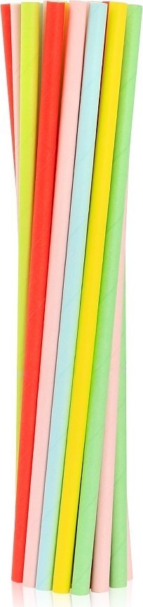 GoDan Rurki słomki papierowe Fluor MIX 6x197mm 24szt