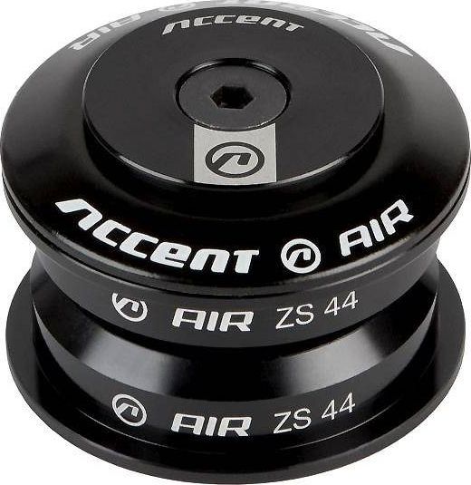 Accent Stery pół-zintegrowane HSI-AIR 1-1/8", łożyska maszynowe, czarne