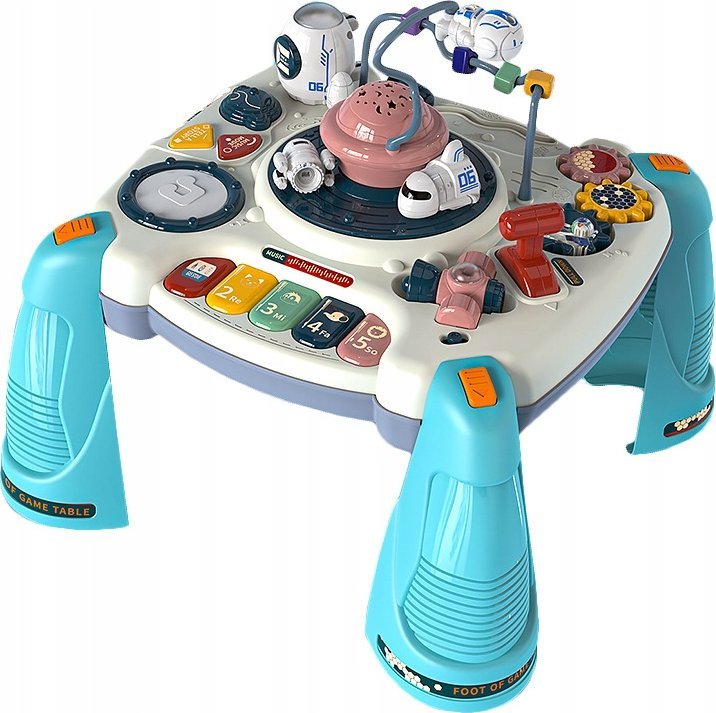 Edukacyjny Interaktywny Stolik Dla Dzieci 2W1 KOSMOS Projektor Zielony