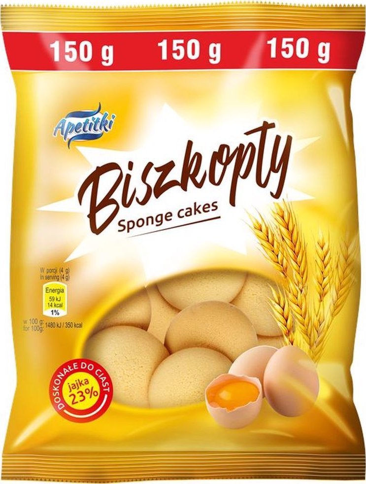 Apetitki Biszkopty 150 g