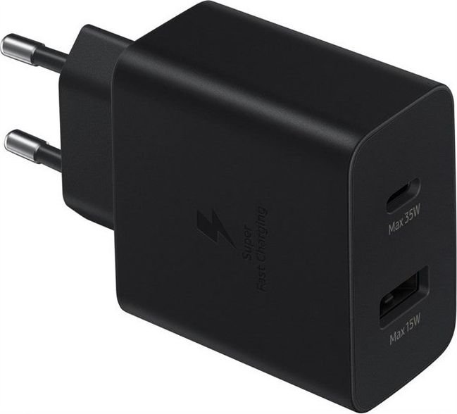 Ładowarka Samsung EP-TA220NBEGEU 1x USB-A 1x USB-C 3 A (EP-TA220NBEGEU)