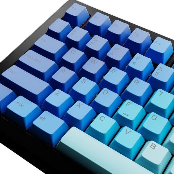 Glorious GPBT Gradient Keycaps, ANSI Layout (US), PBT, Dye-Sub - Ocean