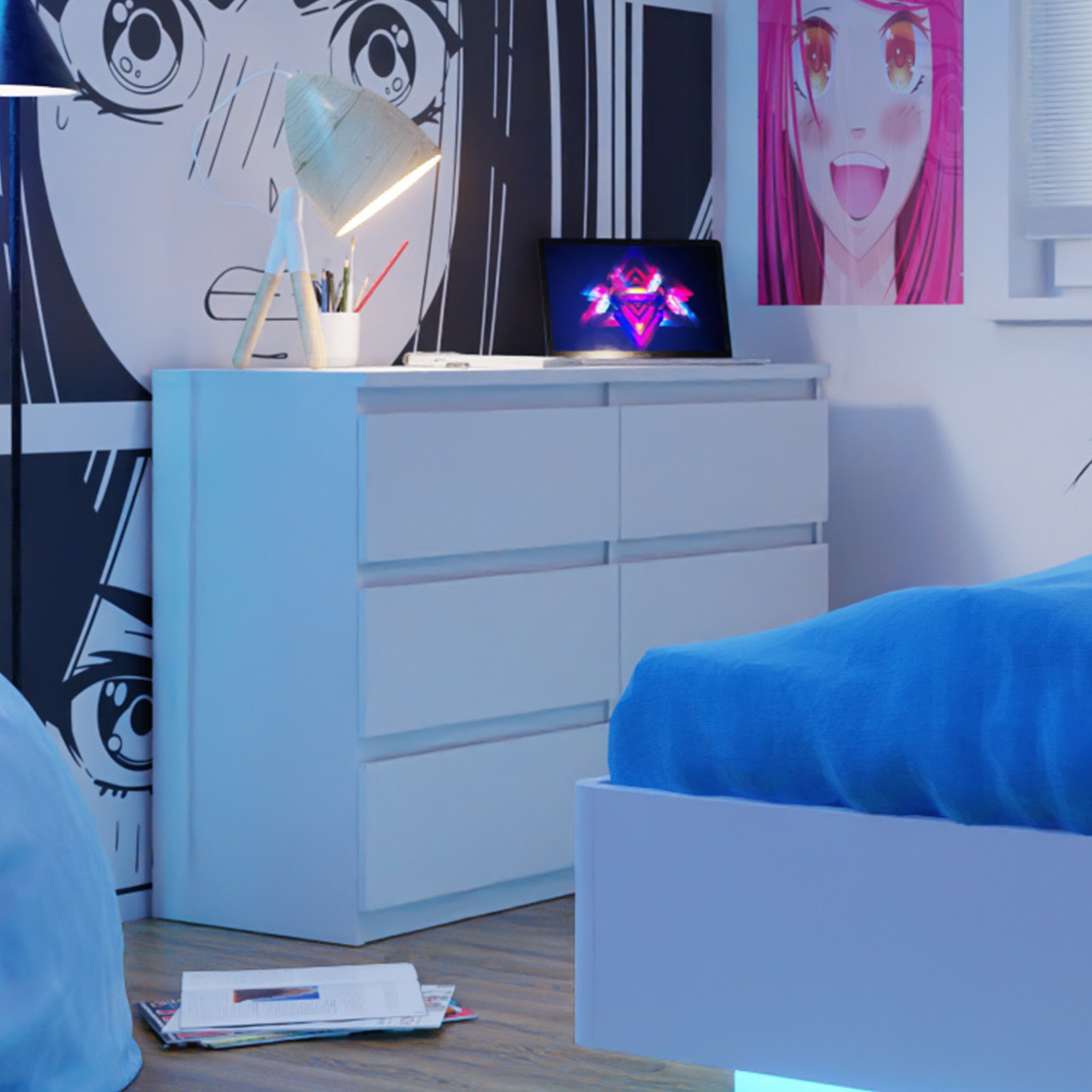 Komoda Comet24 - Biała