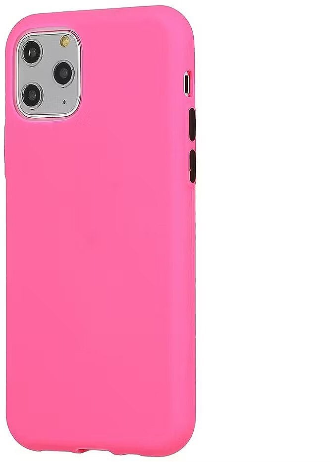 Mocco Soft Cream Silicone Back Case for Apple iPhone 12 Mini Pink