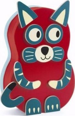 Djeco Djeco Mediniai magnetai ir metalinė dėžutė - Animo