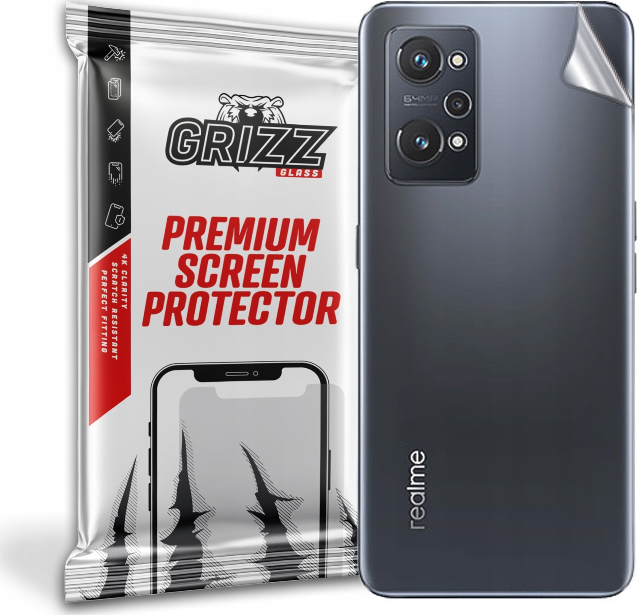 GrizzGlass Folia na tył Grizz Realme Q5 Pro