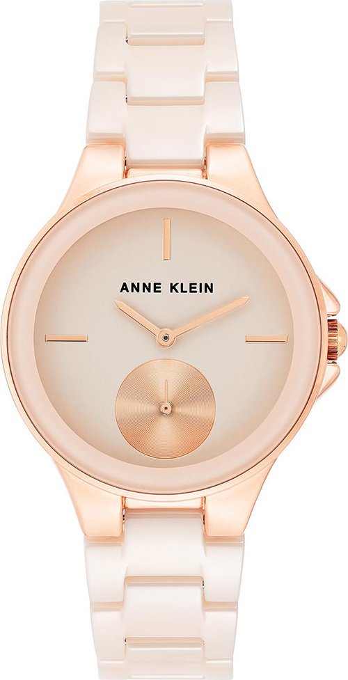 Zegarek Anne Klein Zegarek damski Anne Klein AK-3808LPRG różowe złoto