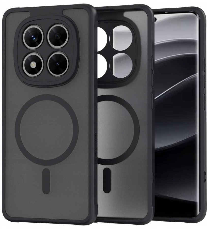 SpaceCase Etui Hybrid Mag Poco X7 5G / Redmi Note 14 Pro 5G black standard