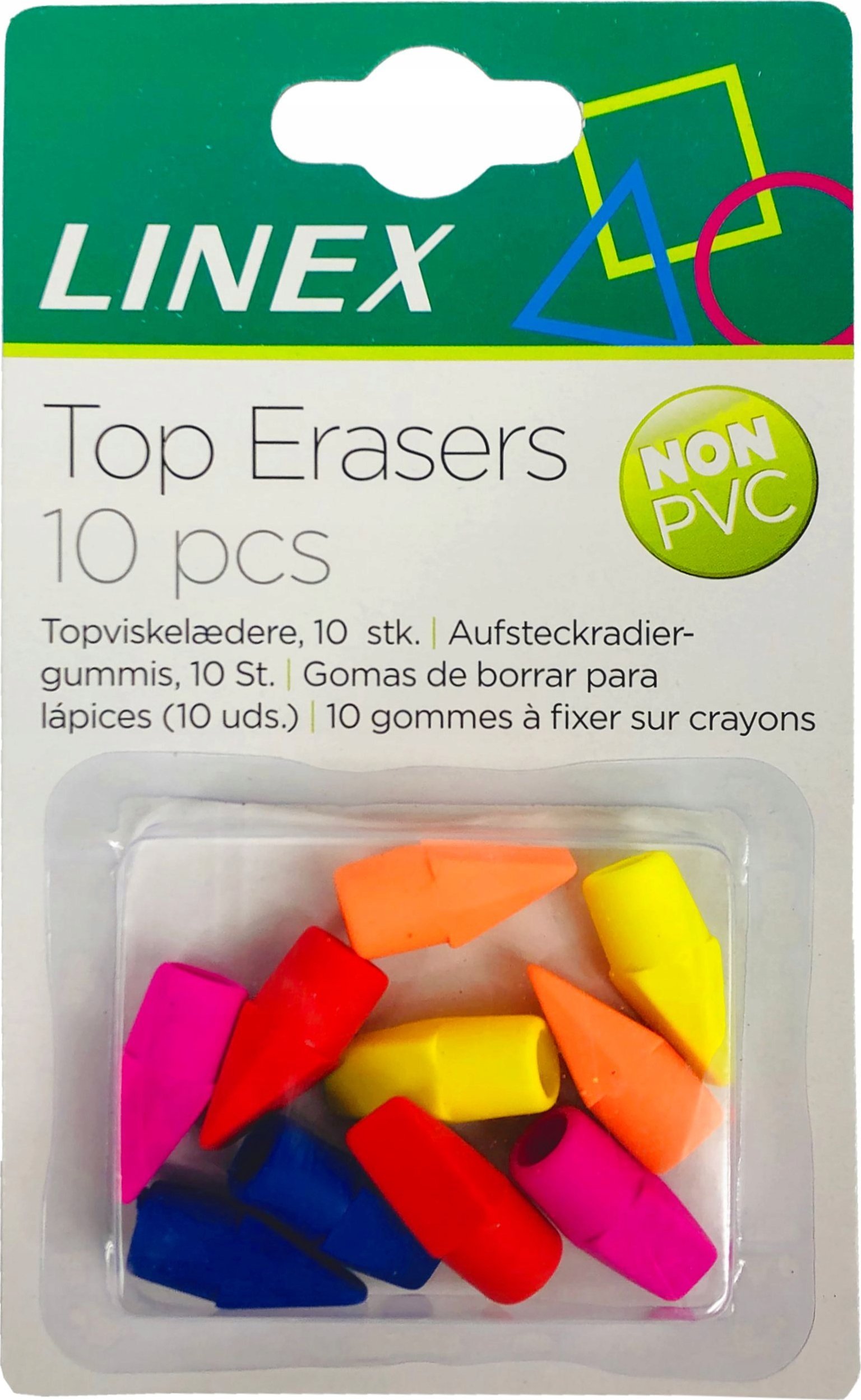 Hamelin Topviskelæder linex 8109, pakke med 10 stk. i assorterede farver