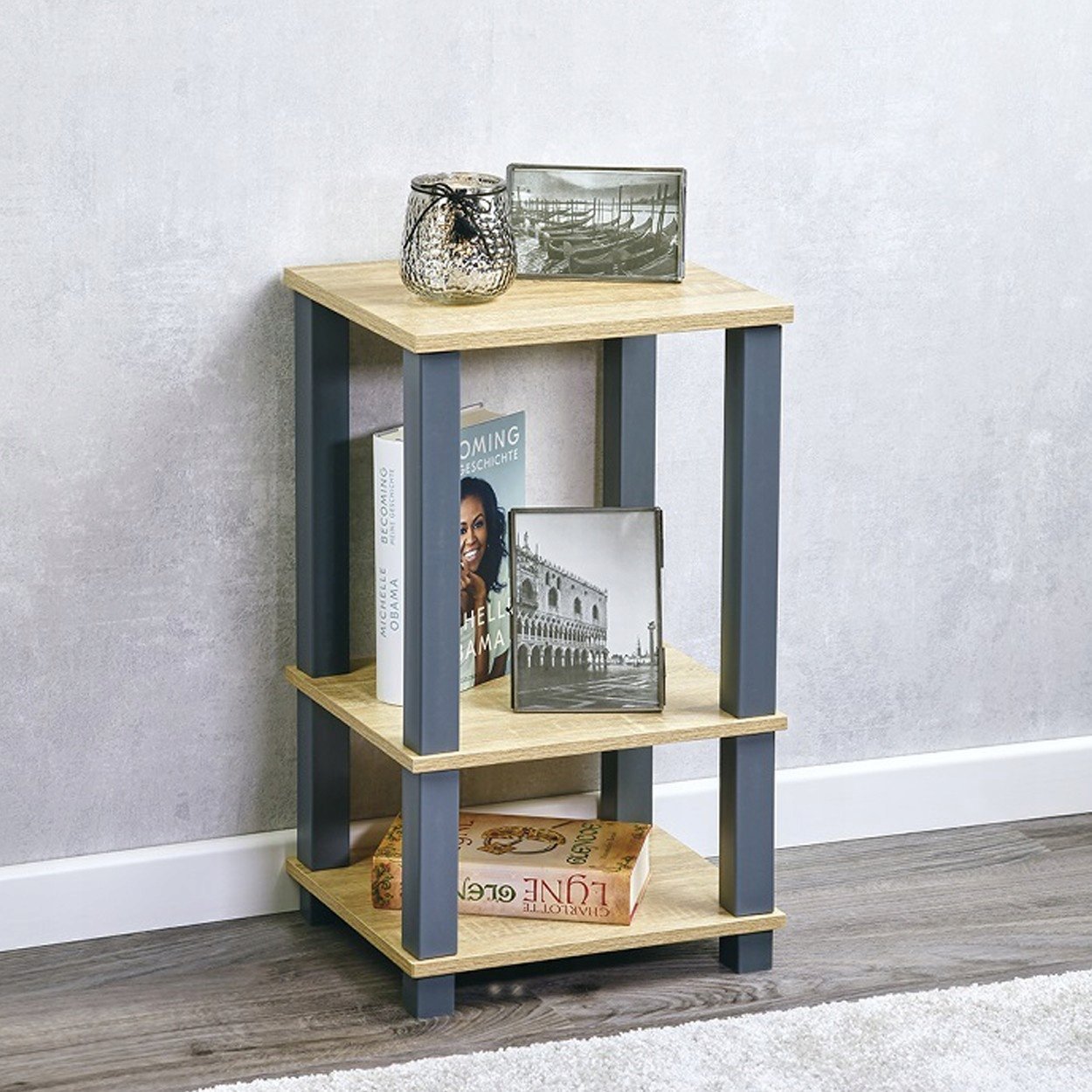 Kesper Regał z trzema półkami, 34 x 58 x 29 cm