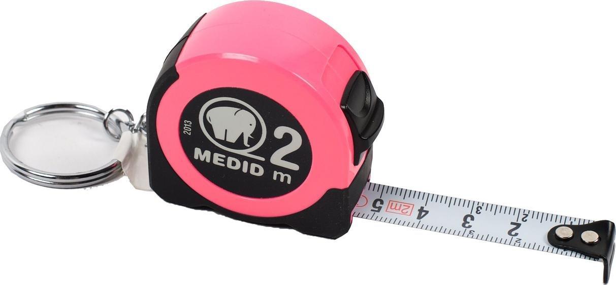 Medid Miara Kieszonkowa Medid Metrówka Zwijana 2m x 13mm Oryginalna Wytrzymała