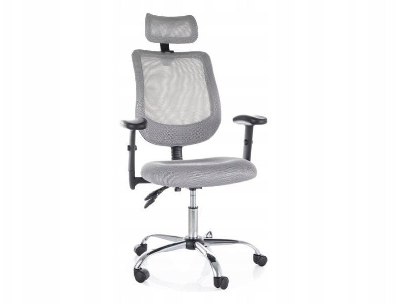 Fotel obrotowy biurowy Q-118R szary