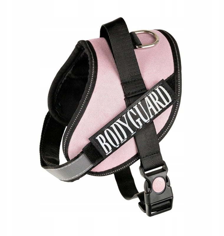 Szelki Bodyguard dla psa, rożowy, M, 55-70 cm