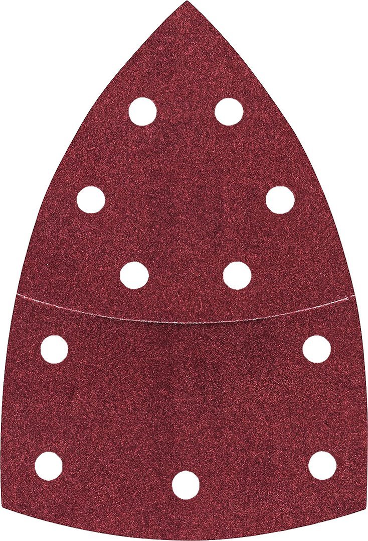 Graphite Papier ścierny DELTA+ , 100 x 140 x 140 mm, K60, 5 szt.