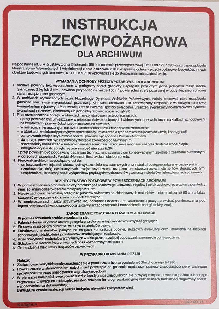 Mój dom Instrukcja 15 Bhp Przeciwpożarowa Ppoż Archiwum