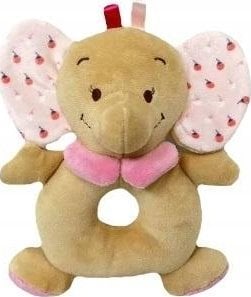 Tulilo Grzechotka - słonik różowy 18 cm