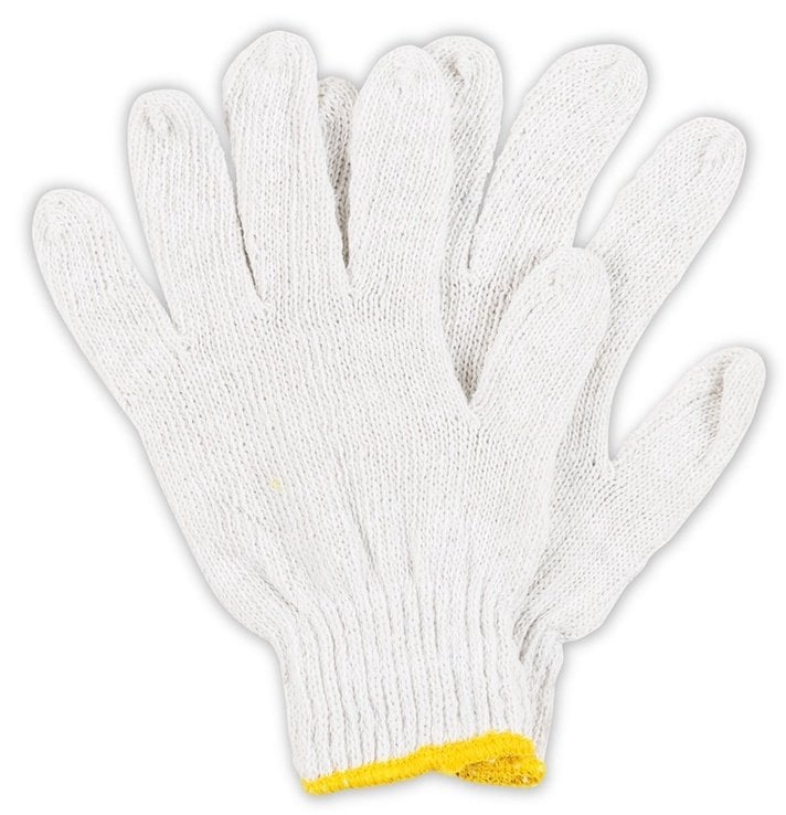 GLOVES KNITTED GB54 WHITE SIZE 9