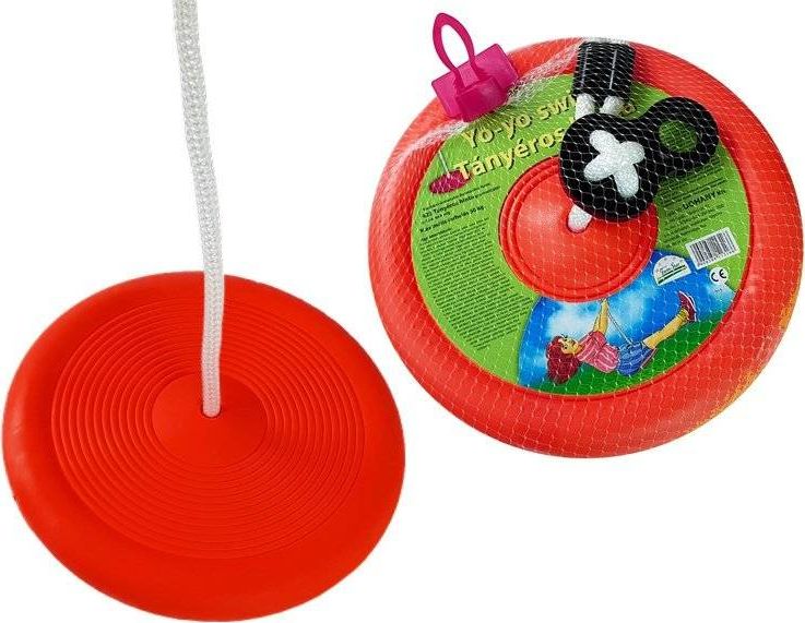 Huśtawka Lean Sport Huśtawka Okrągła Talerz Ogrodowa Dla Dzieci 423 czerwona