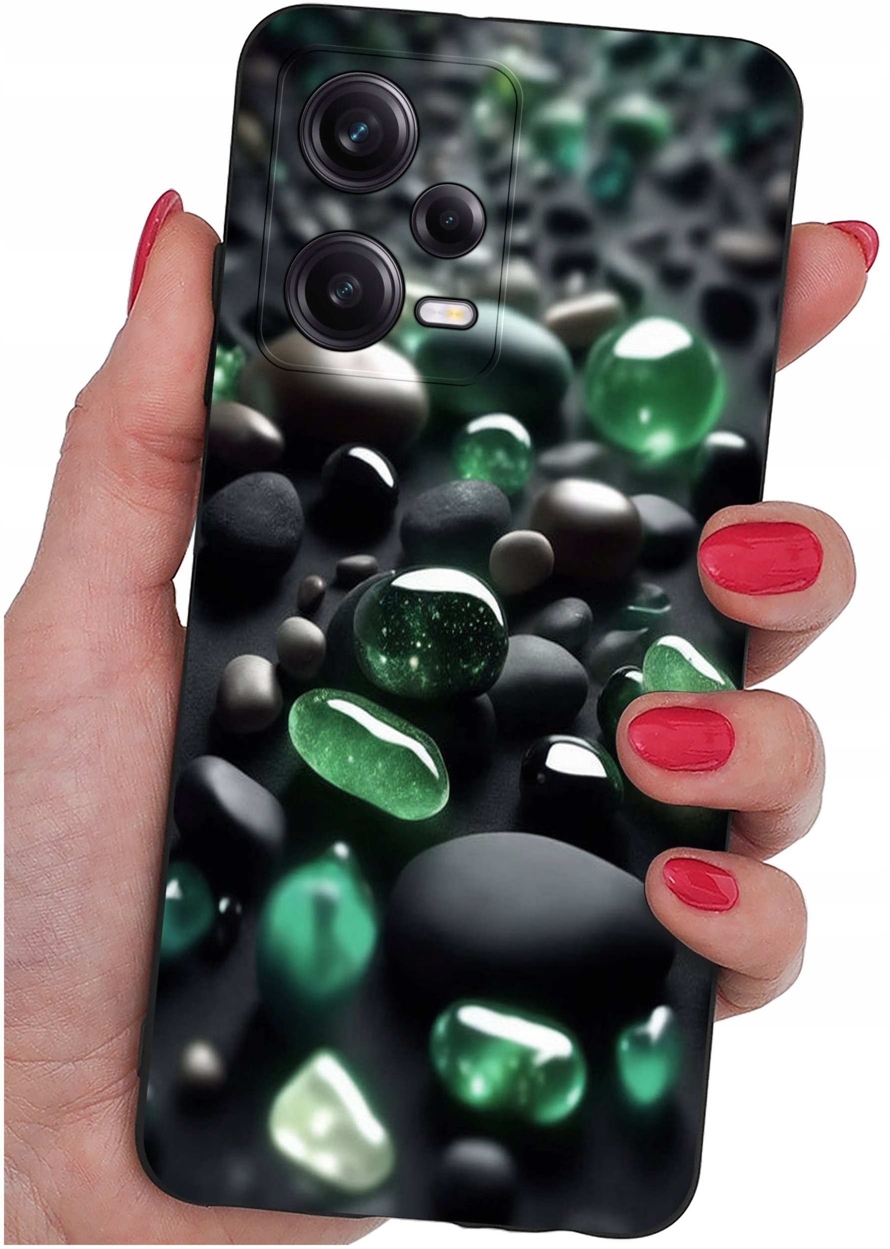 ETUI do Xiaomi Redmi Note 12 5G |Poco X5 5G | WZORY | SILIKONOWE MATT SZKŁO