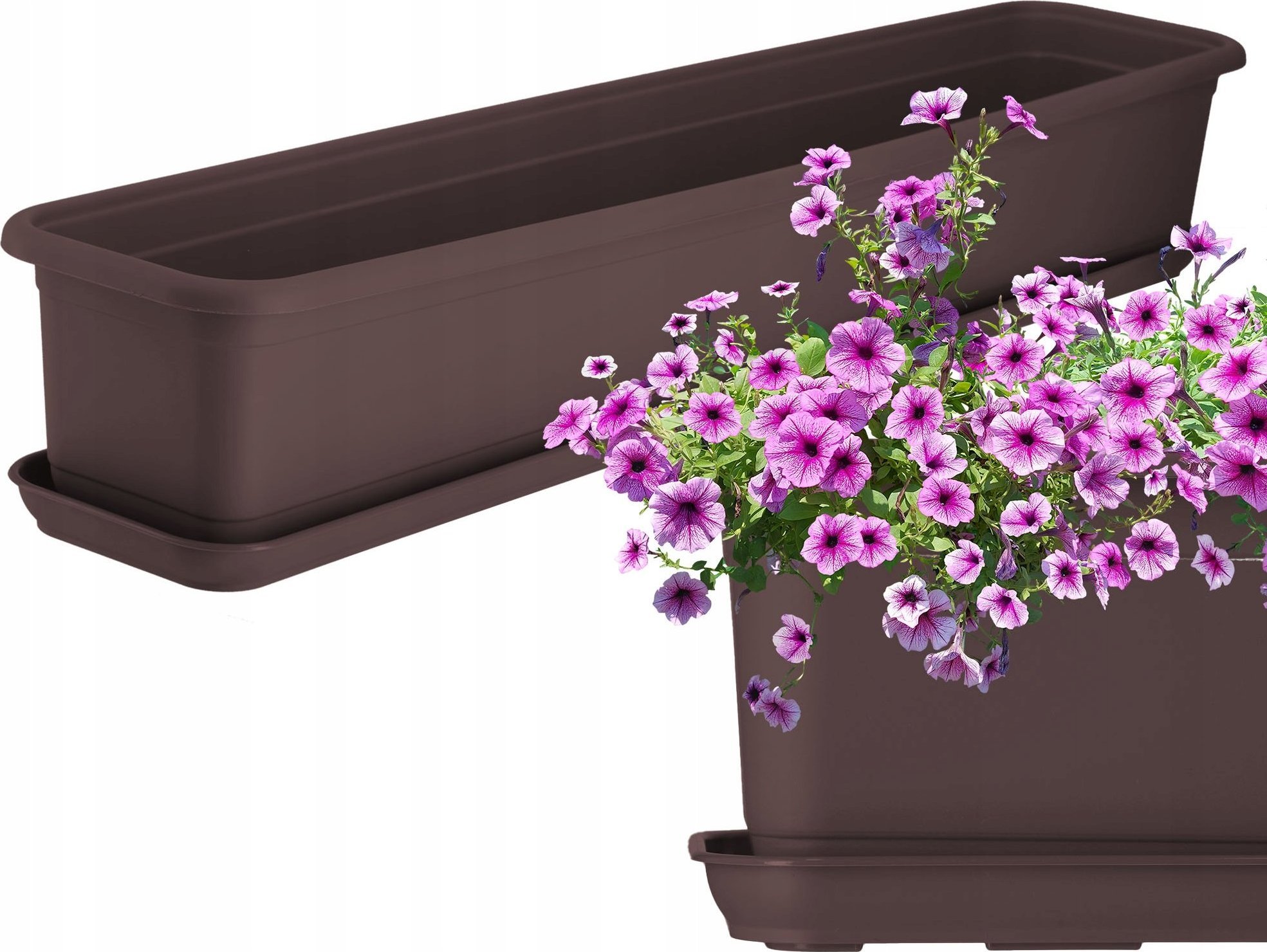 Kadax KADAX Doniczka Skrzynka Balkonowa 80cm Z Podstawką