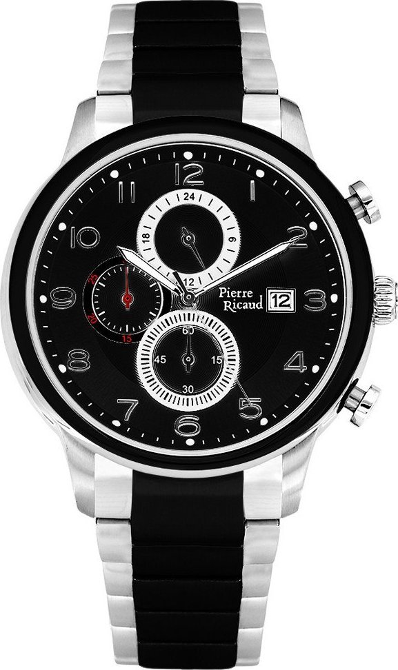 Zegarek Pierre Ricaud Zegarek męski Pierre Ricaud P97017.Y124CH srebrny