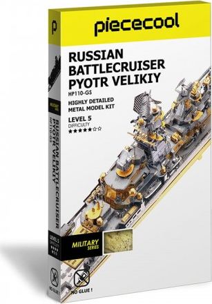 Piececool Piececool, Krążownik Piotr Wielki Model do składania
