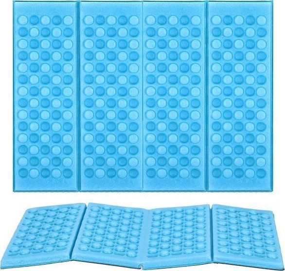 Springos Mata piankowa do siedzenia 28x40x1 cm karimata składana mata piknikowa niebieska UNIWERSALNY