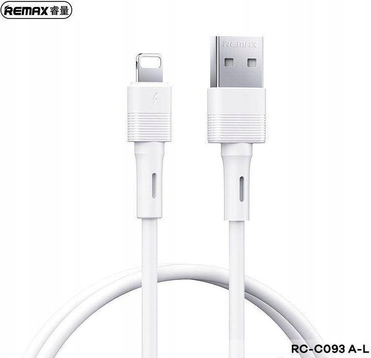 Kabel USB Remax Lightning - 1 m Zielony